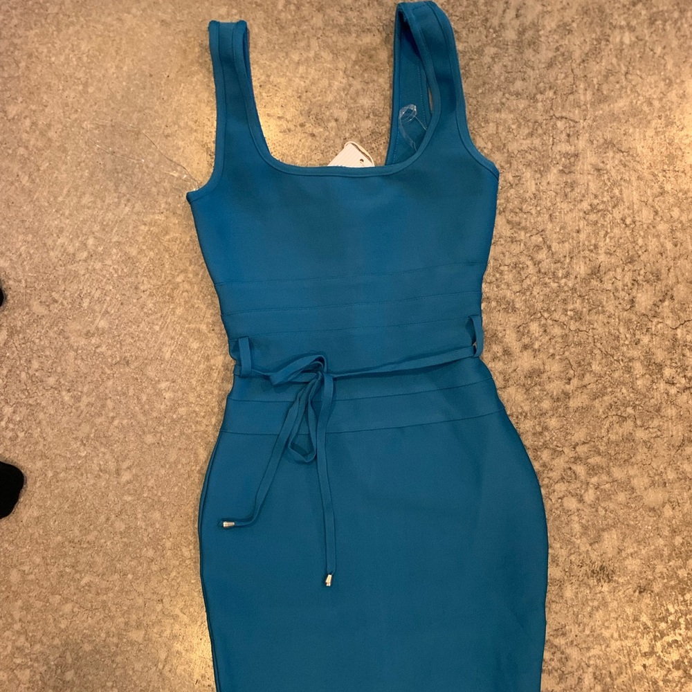 Turquoise dress